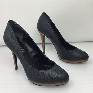 Ralph Lauren Kailee Panama Laquered Straw Pumps A8